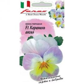 Семена ГАВРИШ Виола Карамель ангел, Виттрока Анютины глазки 7 шт серия Фарао 1071857375 