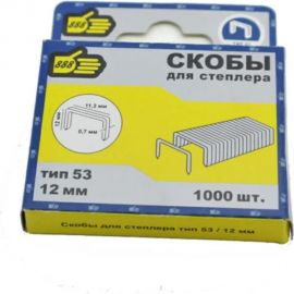 Запасные скобы 888 тип 53, упаковка 1000 шт., HIPEX, 12 мм 2420512 