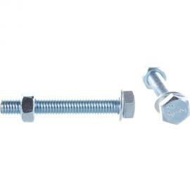 Болт с ш/г полная резьба DIN 933 Качественный КРЕПЕЖ набор 8х55 25 шт 0301045 КЧ 