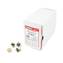 Кровельный саморез КВАДРА 5.5x19, RAL 1014 слоновая кость, сверло PT. 3, кор. 250 шт. 519101403250 