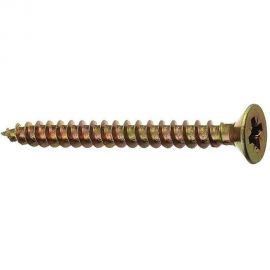 Универсальные шурупы МТК желтый цинк, 6,0x70, 100 шт. 114549 