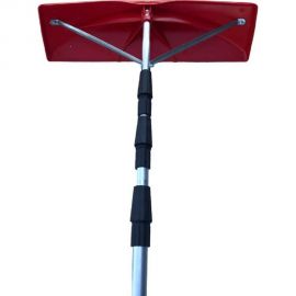 Скребок для чистки снега с крыш КЭС телескопический, 600x2000/6000 мм, с алюминиевым черенком 52000004 