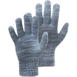 Перчатки ООО ЛидерТекс 10.6, 10 класс, 6 нитей, ХБ, серые (С) 4670070000871 