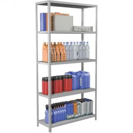 Металлический стеллаж BRABIX MS KD-200/30-5 2000х1000х300 мм, 5 полок, сборная стойка 291118 