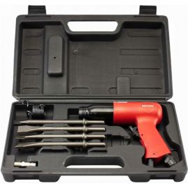 Пневмозубило Rotake 190мм, с комплектом насадок RT-3502RK 