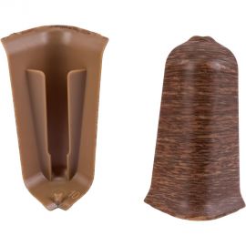 Наружный угол для плинтуса DECONIKA (55 мм; 291 орех; 2 шт.) Д-П55-Нк-Ф2 291 ОРХ 