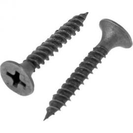 Саморез VIPкрепеж черный, 3,5х25, мелкая резьба, 28 шт. 10004 VIPS 