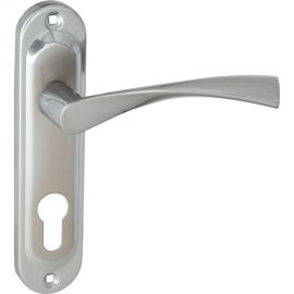 Ручка на планке VETTORE 61.323 mini SN/CP сатин/хром 20335 