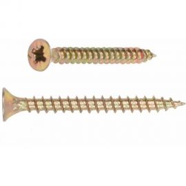 Универсальный шуруп STARFIX 6,0x60 мм, желтый цинк, 10 шт. SMZ1-45440-10 