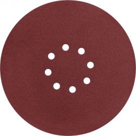 Круг абразивный перфорированный под липучку 225 мм, Р80, 5 шт vertextools 120225-80 