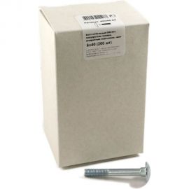 Мебельный болт Крепежная техника DIN 603 6х40 200шт 493508 БК 