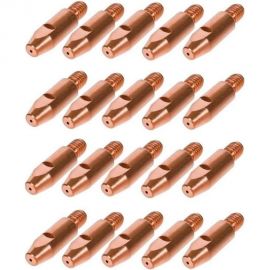 Наконечник токопроводящий 20 шт, CU-E, М6x28 мм, d=1.2 мм для горелок mig/mag энаргит CU-E-M6-28-12-20 
