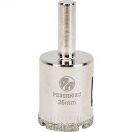 Коронка алмазная без направляющего сверла по стеклу и керамической плитке 25 мм РЕЗОЛЮКС 63025 