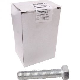 Болт крепежная техника ш\г, полная резьба, DIN 933, 20х100 мм, 10 шт. 493583 БК 