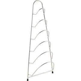 Подставка для крышек Рыжий кот Bosito 19.5х9х46 см хром 103693 