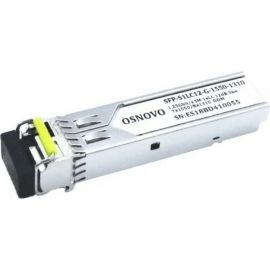 Оптический SFP модуль OSNOVO Ethernet, PoE SFP-S1LC12-G-1550-1310 УТ-00015178 
