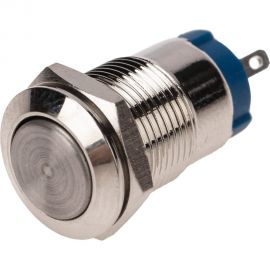 Антивандальная кнопка REXANT o12, с фиксацией, 2с, off-(on), выпуклая, (a12-b2) 36-3152 