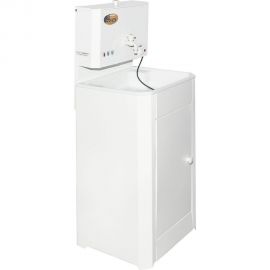 Дачный умывальник Вихрь КОМФОРТ, с подогревом, пластиковая мойка, цвет белый 74/4/9 