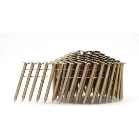 Барабанный кровельный гвоздь СПГФ 32х3.1 мм, ершеный, цинк желтопассивированный (Zn+Cr), 2160 шт. ГКБ_323.1_Ер_Пр_ЦнХр_СПГФ 