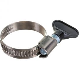 Червячный хомут с бабочкой СВК оцинкованный, w1/9 мм, 12 - 20 мм SVK-HW1020 Н0000026379 