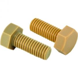 Болт ЦКИ DIN 933, М10x35 мм, полиамид, SW17, 10 шт. 54600 