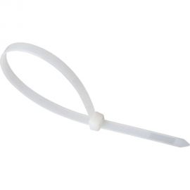Нейлоновый хомут НЗЭТК 9х400 мм, белый 99796 