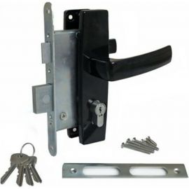 Врезной замок ЗЕНИТ ЗВ4-3.04 черный 17961 