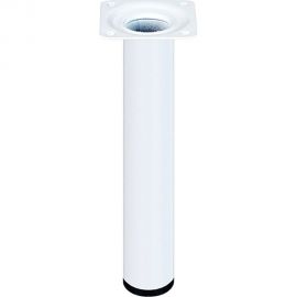 Ножка Tech-Krep металл, круглая, нерегулируемая, D30x200 мм, белая - накл. 152188 