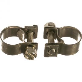 Металлические хомуты СИБРТЕХ, MINI 10-12мм, ширина 9мм, винтовой, W4, 2шт, 475033 