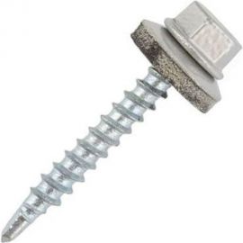 Самосверлящий винт HARDWEX ТМ HWX2-W-P5-4.8x70 мм, св. №1, RAL 9006, 100 шт. 5190000023453 