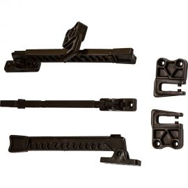 Ограничитель 100% Baby Safety замок на окно от детей, 3 шт., венге 4670006471348 