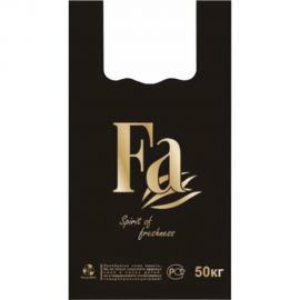 Пакеты-майка ЮПЛАСТ Фа комплект 100 шт, 30+16x55 см, Пнд, черные, 25 мкм 604979 