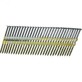 Реечные гвозди Pegas pneumatic 21 градус винтовая накатка уп. 5400 шт. 2,8x60 мм 1256 