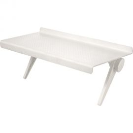 Полка UniTeki DM2611 на телевизор для роутера, приставки, ресивера white 20761 