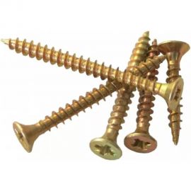 Шуруп VIPкрепеж жёлтый цинк 4,5x35, 325 шт. 41362 VIPL 