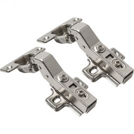 Петля Lemax PROF clip-on с доводчиком 105 градусов для угла 30 градусов никель 2 шт. 2pcs-M401-30(L) 