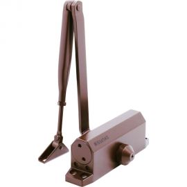 Дверной доводчик БУЛАТ ДД 502/3 A-C, 40-65 кг, коричневый 13497 