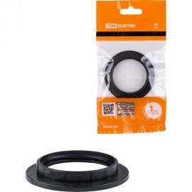 Кольцо для патрона Е27 TDM термостойкий пластик, черный SQ0335-0168 