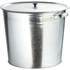 Оцинкованный бак для воды с крышкой Россия 32л, без крана 67549 