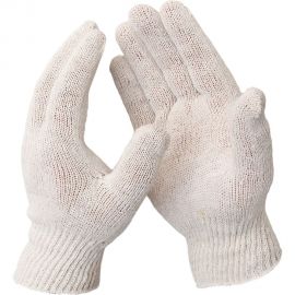 Перчатки ООО ЛидерТекс 10.6, 10 класс, 6 нитей, ХБ (С) 4670070000659 