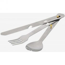 Набор столовых приборов BOYSCOUT /вилка, ложка,нож/, в чехле, 16 см /24 61085 