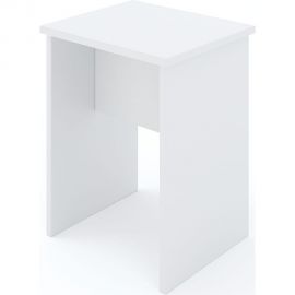 Табурет ФЕЛИКС МАРКЕТПЛЕЙС МКП-ТБР45x30-В1-1068 Белый шагрень ПК-МКП-ТБР45Х30-В1-1068 