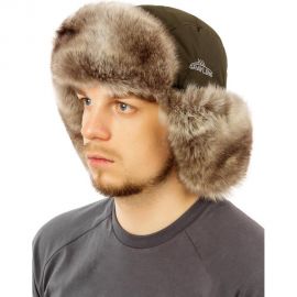 Шапка-ушанка Grayling Nelma NEW таслан, хаки, р. M ЕР-00006536 