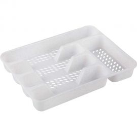 Лоток для столовых приборов ЗПИ «Альтернатива» Капелька белый М7067 