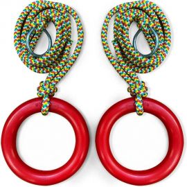 Гимнастические детские кольца BARFITS красный м091к 