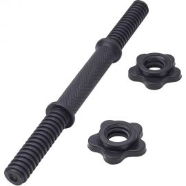 Гантельный гриф Basefit BB-106 d=25 мм, пластиковый, с пластиковыми замками, 35 см УТ-00019707 