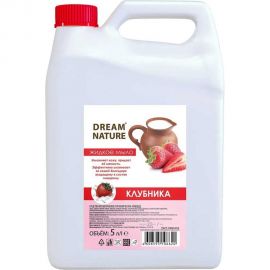 Жидкое мыло Dream Nature "Клубника со сливками" 5 л 1290к 