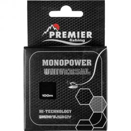 Леска Preмier fishing мonopower universal 0.50мм/100м, clear nylon pr-мu-t-050-100 00000281066 