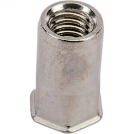 Резьбовая нержавеющая шестигранная заклепка с уменьшенным потайным бортиком KREPFIELD М6x16 мм, ART 1027, А2, 20 шт. 1027ГАЙКАЗАКЛЕПКАМ6Х16-20 