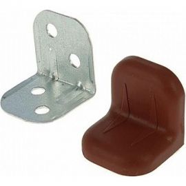 Крепежный уголок с пластиковой крышкой Tech-Krep 20x28 светлая вишня 4 шт. пакет 148280 